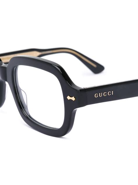 gucci thick frames|who makes Gucci frames.